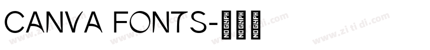 Canva Fonts字体转换